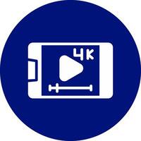 video streaming creatief icoon ontwerp vector