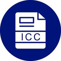 icc creatief icoon ontwerp vector