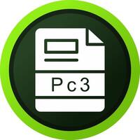 pc3 creatief icoon ontwerp vector