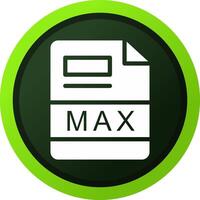 max. hoogte creatief icoon ontwerp vector