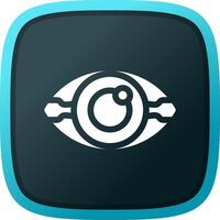 cataract creatief icoon ontwerp vector