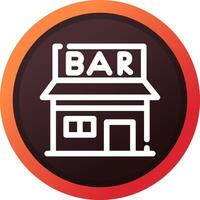 bar creatief icoon ontwerp vector