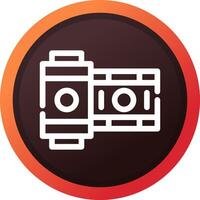 camera rollen creatief icoon ontwerp vector