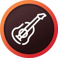 gitaar creatief icoon ontwerp vector