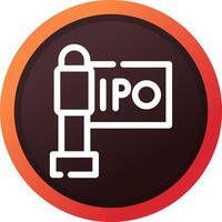 ipo creatief icoon ontwerp vector