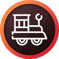 trein creatief icoon ontwerp vector