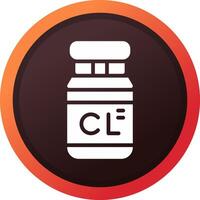 chloor- creatief icoon ontwerp vector
