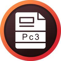 pc3 creatief icoon ontwerp vector