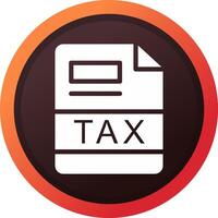 belasting creatief icoon ontwerp vector