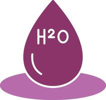 h2o glyph twee kleur icoon vector