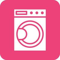 slim het wassen machine vector icoon