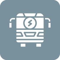 elektrische bus vector icon