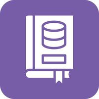 bibliotheek databank vector icoon