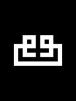 e9 monogram logo vector