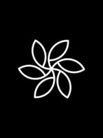 s combinatie bloem monogram logo vector