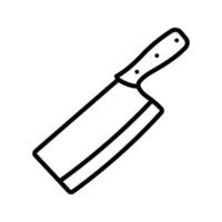 slager mes icoon vector ontwerp sjabloon gemakkelijk en schoon