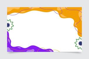 futuristische abstract kleurrijk banier achtergrond vector