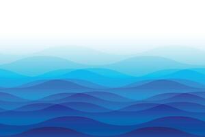 oceaan zee golven met rimpelingen achtergrond vector