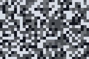 camouflage patroon structuur in pixel grijs tinten achtergrond vector