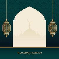 vasten festival ramadan kareem islamitisch achtergrondontwerp vector