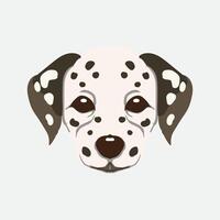 schattig hoofd hond vector illustratie perfect voor schattig huisdier hond vector ontwerp