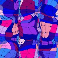 kleurrijke gebrandschilderd glastextuur, abstracte mozaïek vectorachtergrond vector
