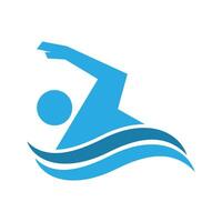 zwemmen sport icoon logo vector