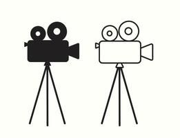 film camera icoon vector illustratie