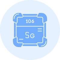 seaborgium solide duo afstemmen icoon vector