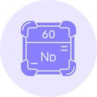 neodymium solide duo afstemmen icoon vector
