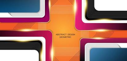 abstract geometrisch verloopontwerp vector