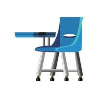 college stoel meubels vector