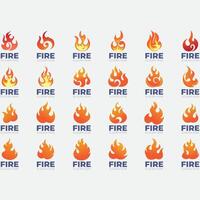 verzameling van brand logos vector