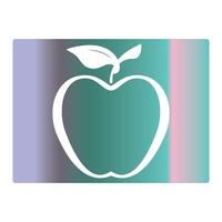 helling kleur appel achtergrond vector