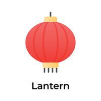 modern en modieus vector ontwerp van Chinese lantaarn