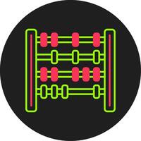 telraam glyph cirkel icoon vector