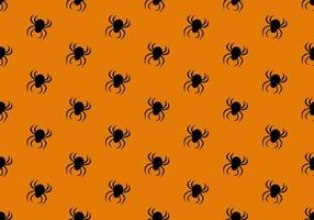 naadloos patroon met spinnen. Halloween-feestdecoratie. feestelijke achtergrond voor papier, textiel, vakantie en design vector