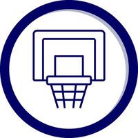 basketbal hoepel vecto icoon vector