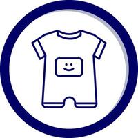 baby jongen kleding vecto icoon vector