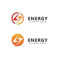 energie logo pictogram sjabloon vector ontwerp