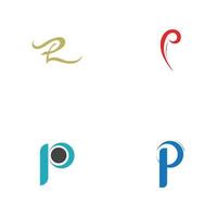letter p logo sjabloon vector pictogram ontwerp