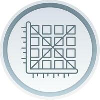 Matrix lineair knop icoon vector