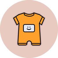 baby jongen kleding vecto icoon vector