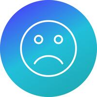 Triest Emoji Vector Icon