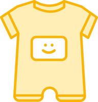 baby jongen kleding vecto icoon vector