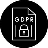 gdpr vecto icoon vector