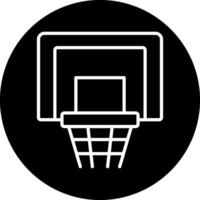 basketbal hoepel vecto icoon vector