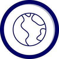 wereldbol aarde vector icoon