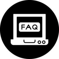 FAQ vector icoon