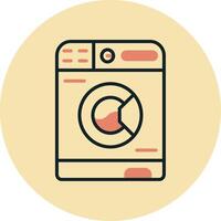 wasmachine vector pictogram